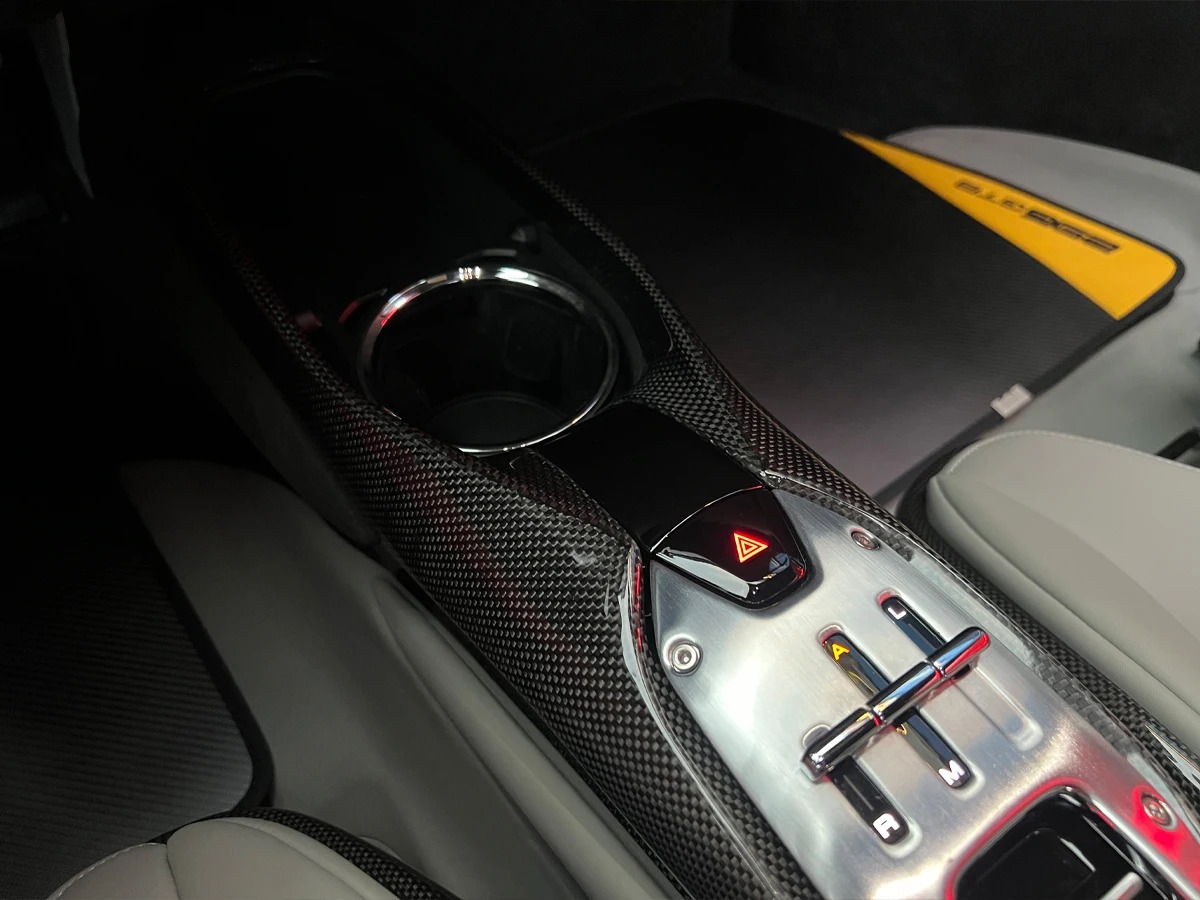 296 OEM Style Auto Parts Dry Carbon Fiber Automotive Accessories Car Interior Shift Center Control Panel  296